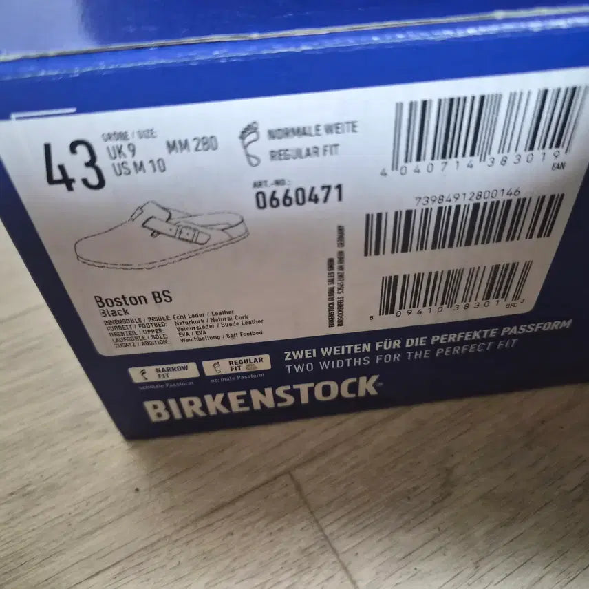 [BUNJANG] Birkenstock Boston Black Size 43 / [280]버켄스탁 보스톤 블랙 -43사이즈