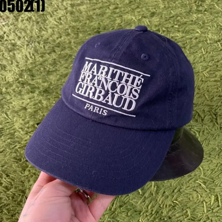 [BUNJANG] Marithe Francois Girbaud Navy Logo Embroidered Ball Cap OS / 마리떼 프랑소와 저버 볼캡 모자 네이비 OS