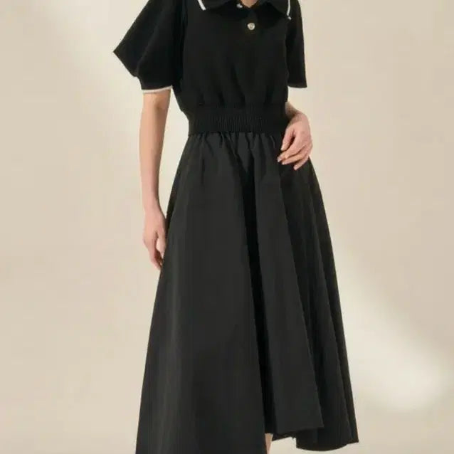 [BUNJANG] Mine Layered Dress / 23년 한섬 마인 니트 탑 레이어 드레스 - 5/17일만