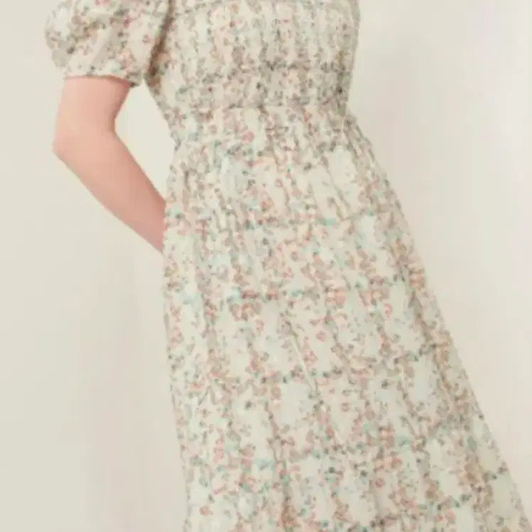 [BUNJANG] SJSJ Smoking Chiffon Dress Size 44 / sjsj 스모킹 쉬폰 원피스 44