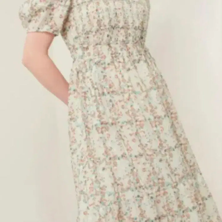 [BUNJANG] SJSJ Smoking Chiffon Dress Size 44 / sjsj 스모킹 쉬폰 원피스 44