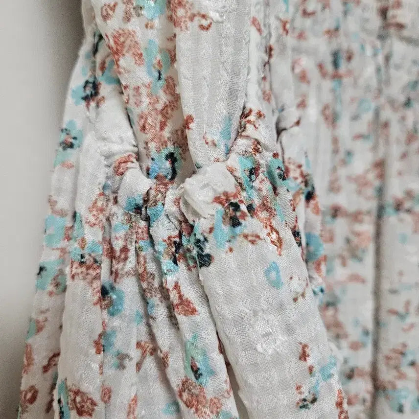 [BUNJANG] SJSJ Smoking Chiffon Dress Size 44 / sjsj 스모킹 쉬폰 원피스 44