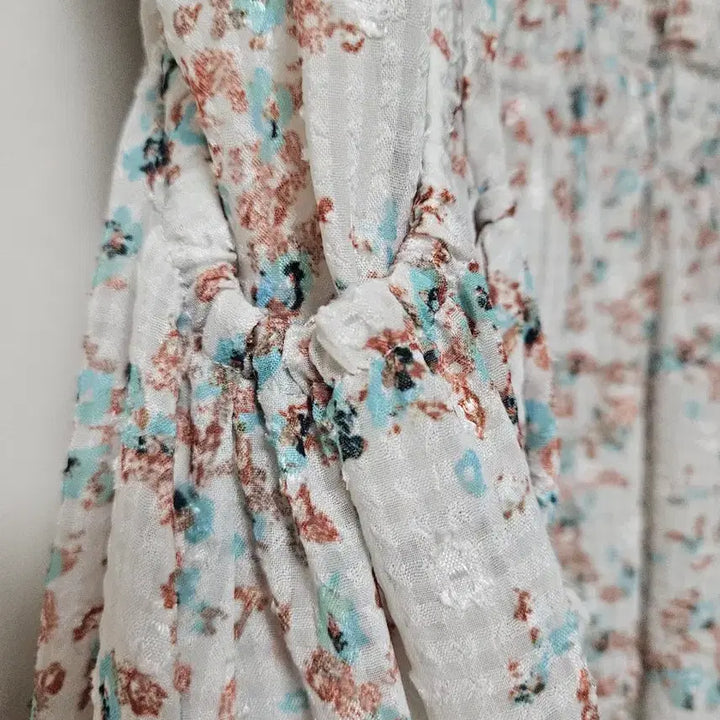 [BUNJANG] SJSJ Smoking Chiffon Dress Size 44 / sjsj 스모킹 쉬폰 원피스 44