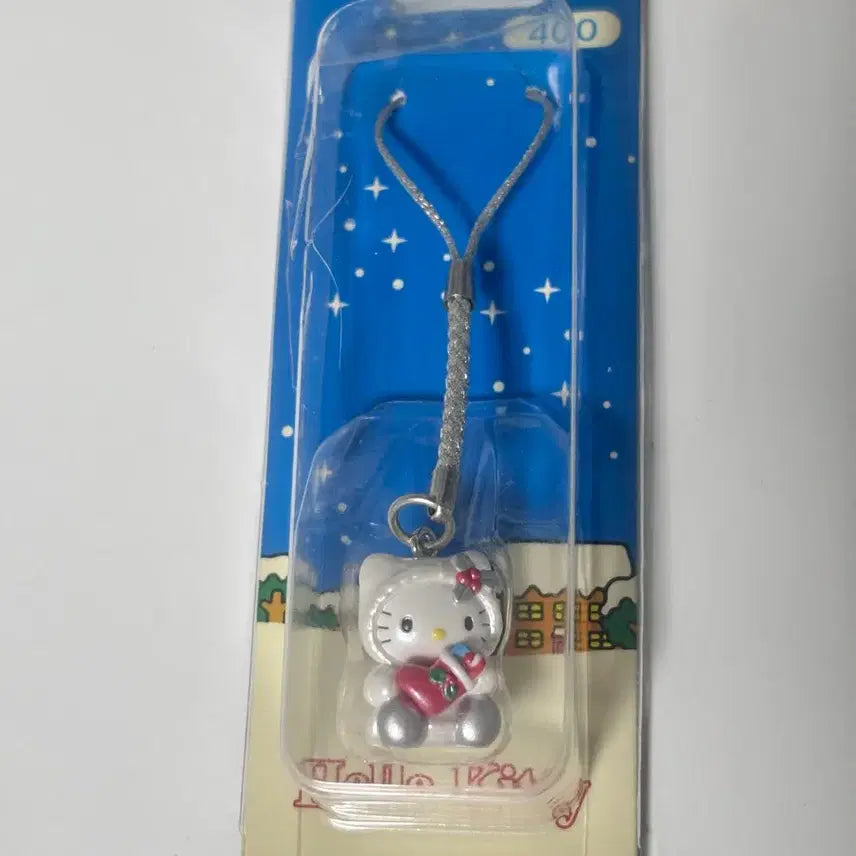 [BUNJANG] Vintage Hello Kitty Christmas Rare Strap / 고전 헬로키티 키티스트랩 고전키티 크리스마스 희귀
