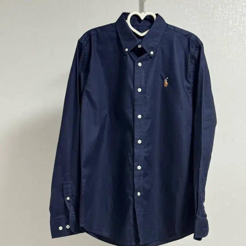 [BUNJANG] Polo Ralph Lauren Navy Oxford Shirt / 폴로 랄프로렌 네이비 셔츠 L