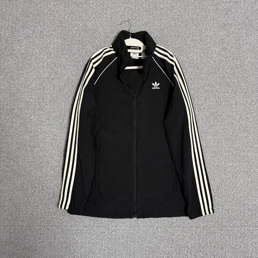 [BUNJANG] Adidas Firebird Windbreaker Jacket Black 2XL / 아디다스 파이어버드 바람막이 윈드브레이커 블랙 2XL SST