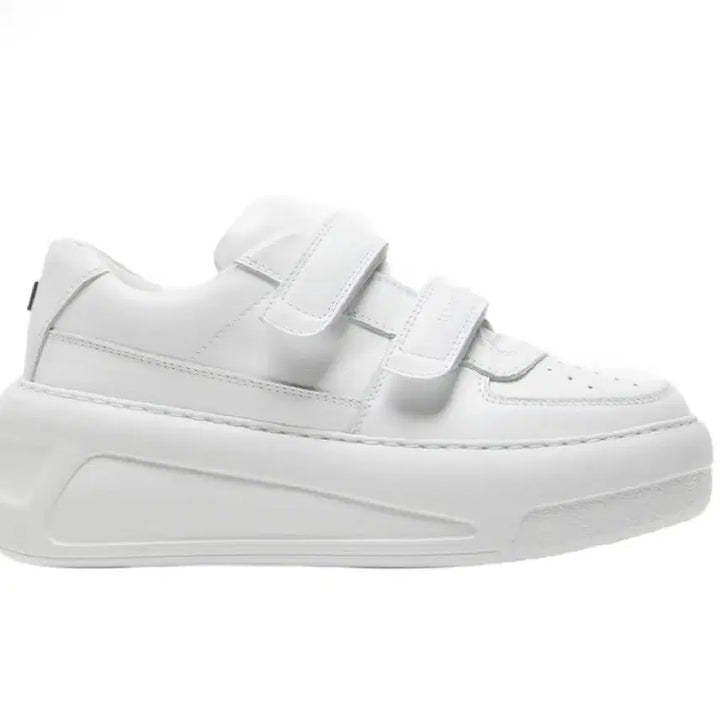 [BUNJANG] Acne Studios White Velcro Platform Sneakers / 아크네 스튜디오 화이트 벨크로 스니커즈