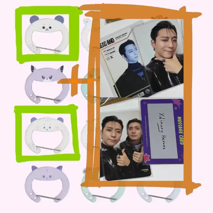 [BUNJANG] XDINARY HEROES Gunil Ham Photocard Bundle Set / 엑디즈 건일 햄일 카라비너, dead and 포카