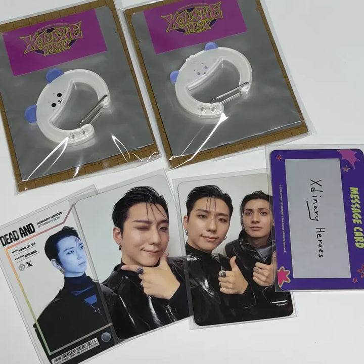 [BUNJANG] XDINARY HEROES Gunil Ham Photocard Bundle Set / 엑디즈 건일 햄일 카라비너, dead and 포카