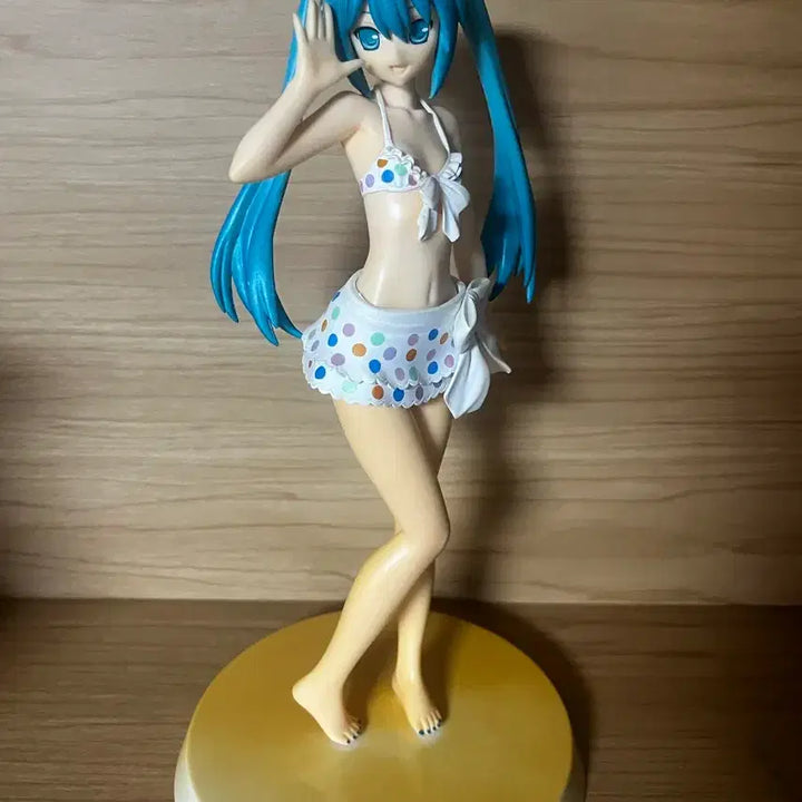 [BUNJANG] Hatsune Miku Classic Swimsuit Water Drop Figure / 하츠네 미쿠 고전 수영복 물방울 피규어