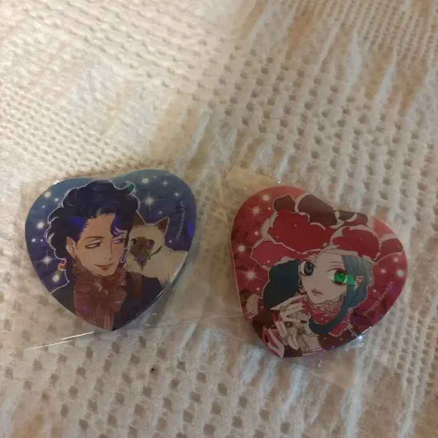 [BUNJANG] Sugar Sugar Rune Heart Can Badge Bundle Set / 슈가슈가룬 하트 캔뱃지 일괄