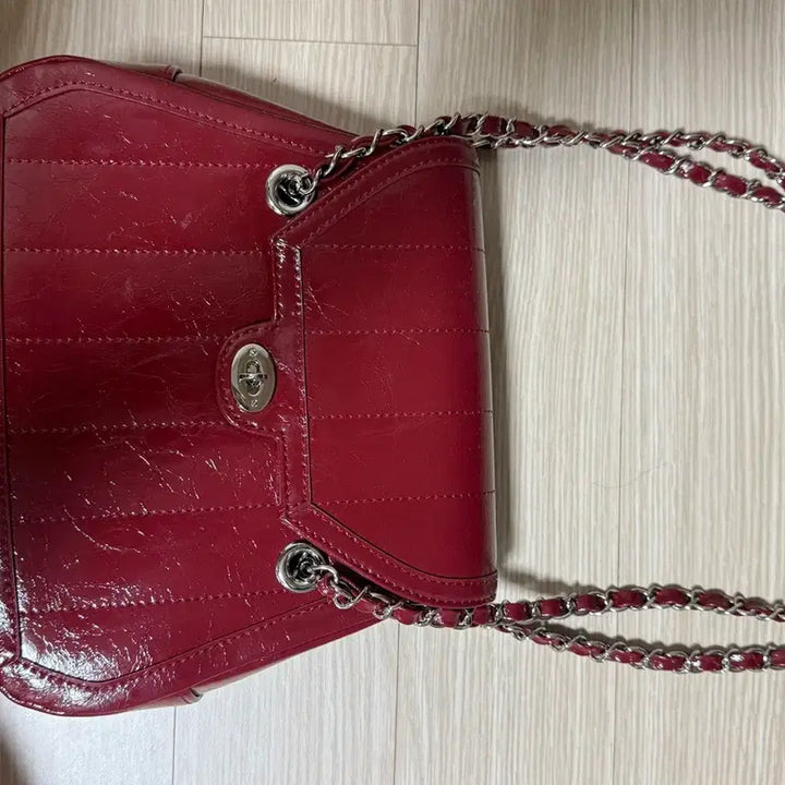 [BUNJANG] Cardinal Red Burgundy Owl Bag / 카디널레드 버건디 아울로백