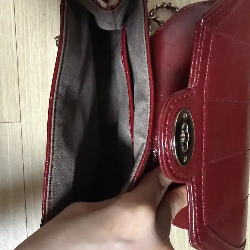 [BUNJANG] Cardinal Red Burgundy Owl Bag / 카디널레드 버건디 아울로백