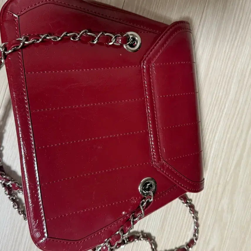 [BUNJANG] Cardinal Red Burgundy Owl Bag / 카디널레드 버건디 아울로백