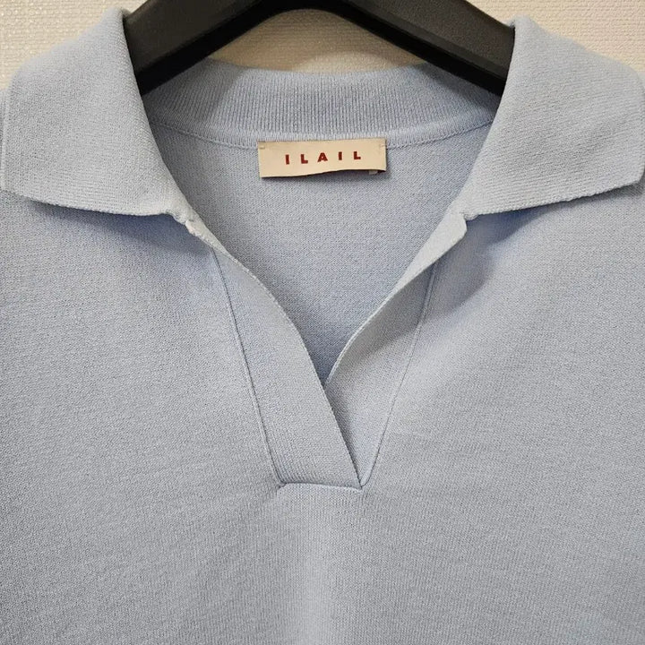 [BUNJANG] Ilaill Polyester Rayon Blend Knit Short Sleeve Top / 일라일 폴리에스터 레이온 혼방 니트