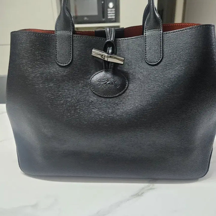 [BUNJANG] Longchamp Orange Tote Bag / 롱샴 가방 오렌지 토트백
