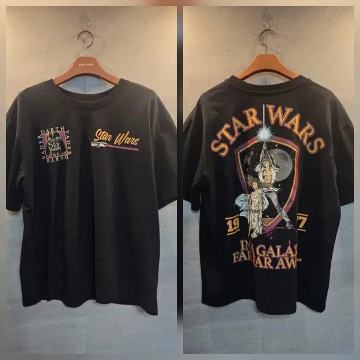 [BUNJANG] Star Wars Official Merchandise Collection T-Shirt / 미착. 스타워즈 오피셜 굿즈. 콜렉션. 반팔티셔츠.