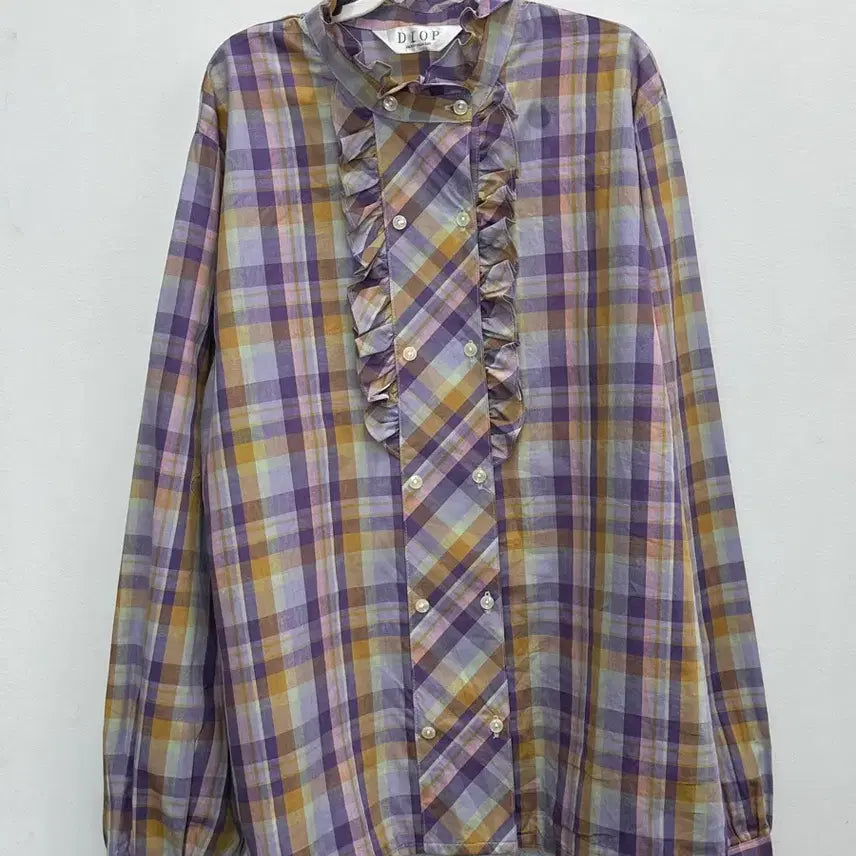 [BUNJANG] ShushuRune Purple Midi Skirt &amp; Vanilla Blouse Coordination Set / 일본빈티지 러블리 슈슈룬 바닐라 블라우스 퍼플 미디스커트 코디세트