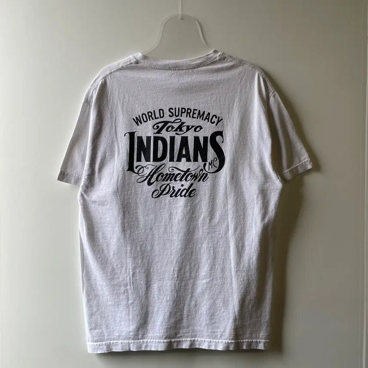 [BUNJANG] Tokyo Indians Cotton Graphic T-Shirt / 도쿄인디언스 반팔 티셔츠