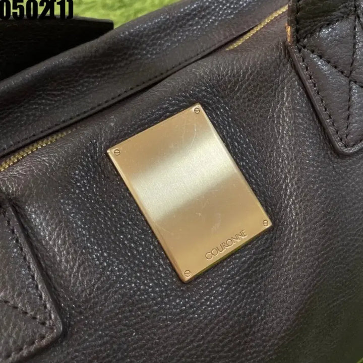 [BUNJANG] Couronne Leather Tote Bag with Detachable Strap / COURONNE 가죽 토트백 스트랩 크로스백 가방