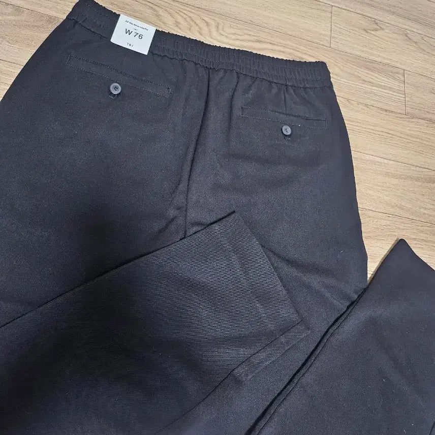 [BUNJANG] TBJ Black Waist Banding Slacks (L) / TBJ검정색 허리밴딩 바지 L