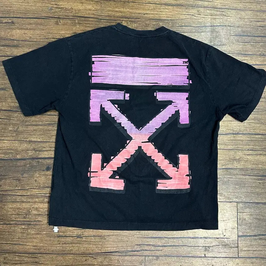 [BUNJANG] Off-White Gradient Arrow Short Sleeve T-Shirt / 오프화이트 그라데이션 애로우 반팔티 M 오버핏 정품
