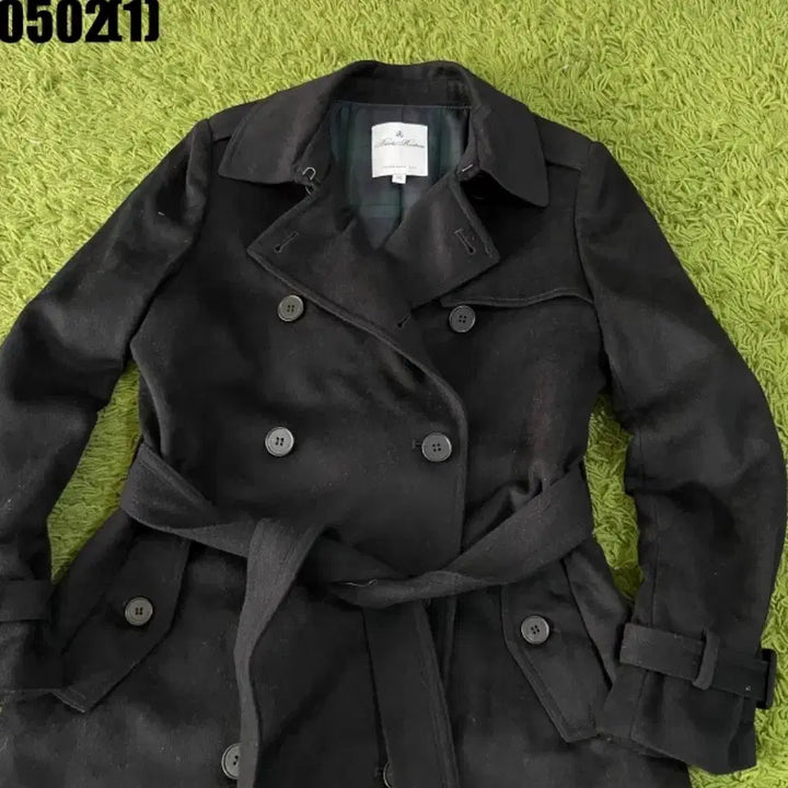 [BUNJANG] Brooks Brothers Black Trench Coat / 브룩스브라더스 블랙 트렌치 코트 55