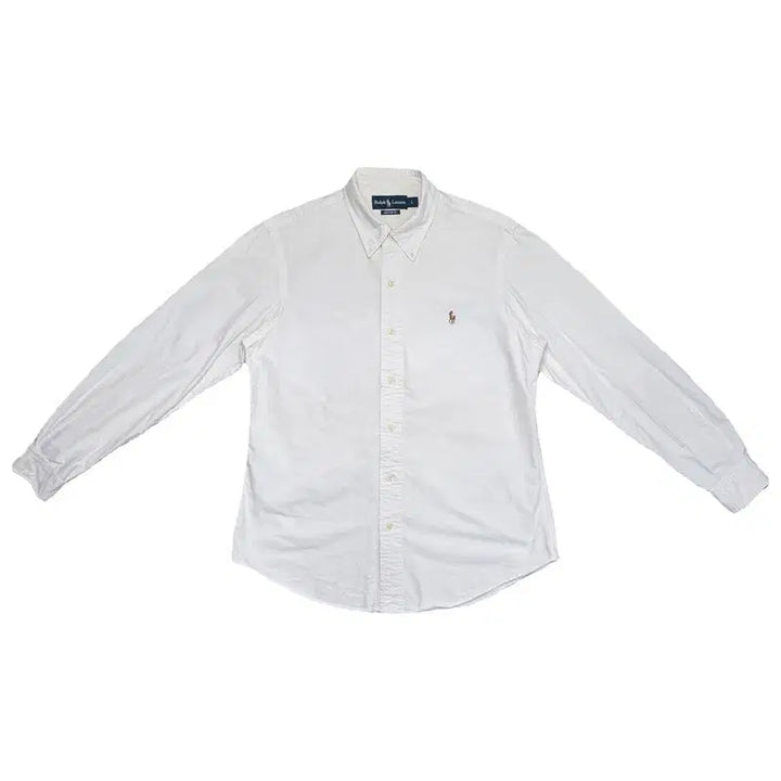 [BUNJANG] Polo Ralph Lauren Custom Fit Shirt White L / 폴로 랄프로렌 커스텀핏 셔츠 화이트 L