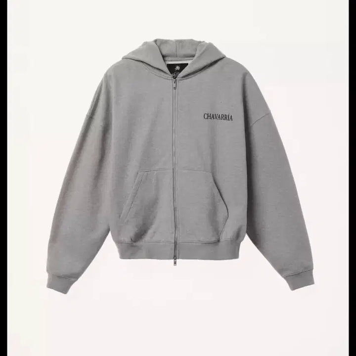 [BUNJANG] ZARA x Willy Chavarria Relaxed Fit Hooded Zip-Up Sweatshirt Grey M / 자라x윌리차바리아 릴렉스드 핏 후드집업 그레이 M