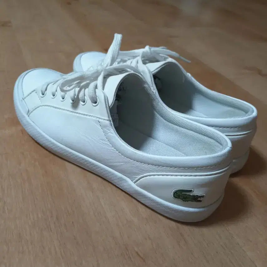 [BUNJANG] Lacoste White Sneakers / 라코스테 스니커즈 225