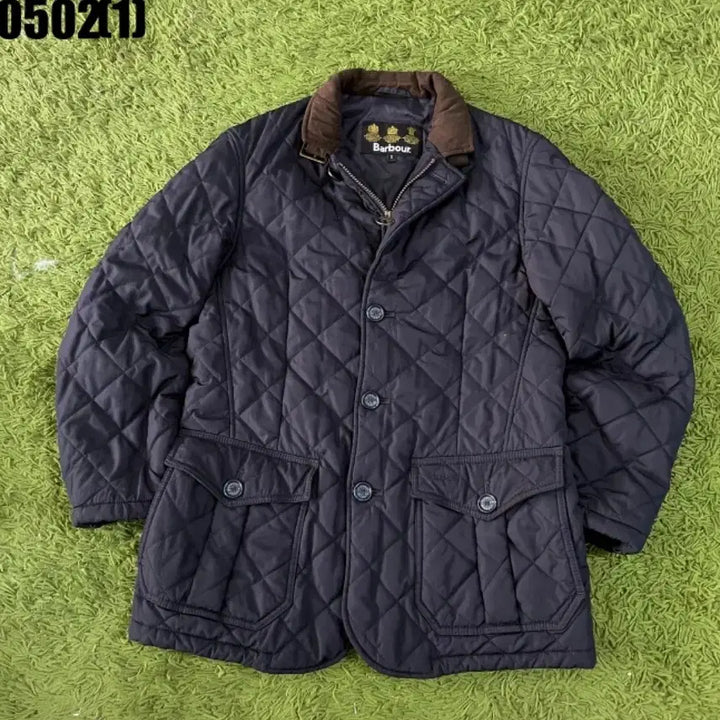 [BUNJANG] Barbour Quilted Zip-Up Jacket - Size S / 바버 퀼팅 집업 자켓 S