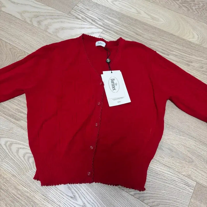 [BUNJANG] TheBarnet Cotton Eyelet Cardigan / 더바넷 코튼 아일렛 가디건