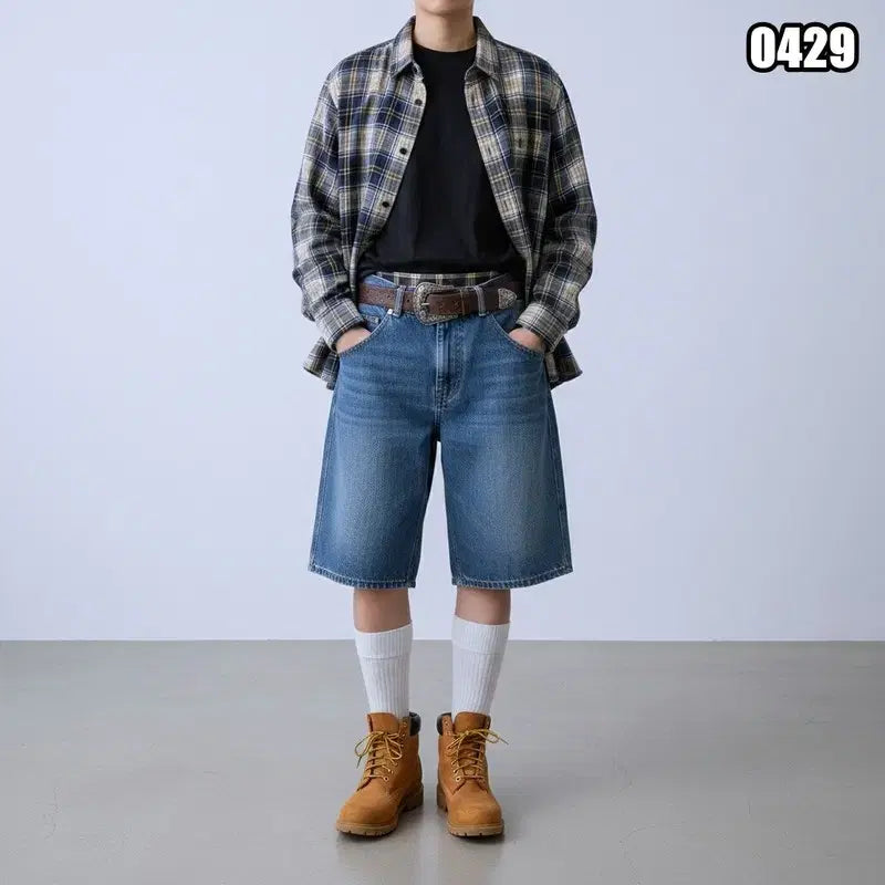 [BUNJANG] XL Beanpole Flannel Slim Fit Check Shirt / XL 빈폴 플란넬 슬림 체크 셔츠