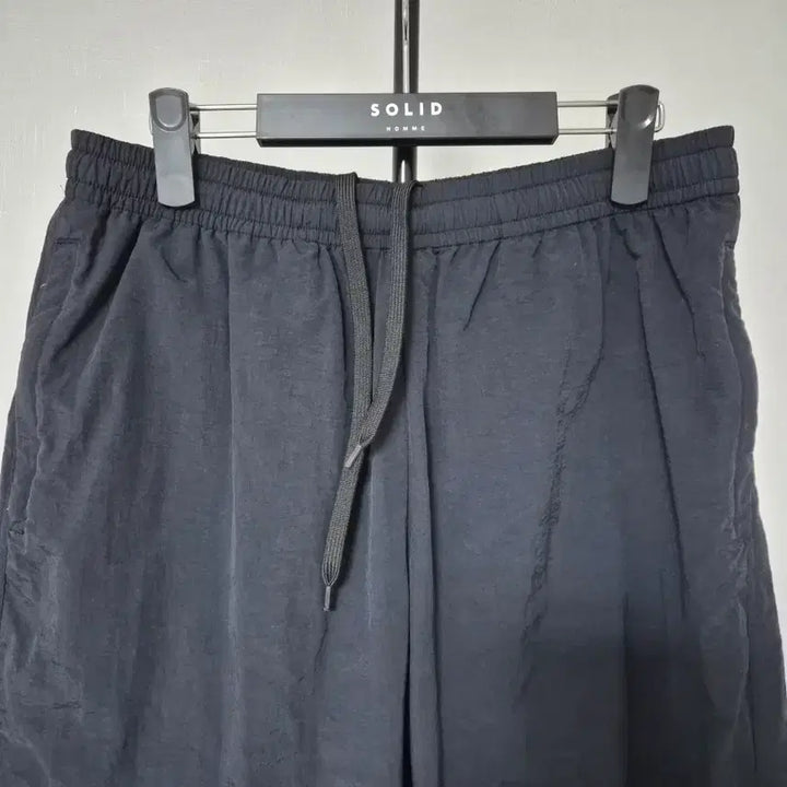 [BUNJANG] Gymphlex M Black Nylon Track Pants / 짐플렉스 M 이지 와이드 팬츠 M-바지-415
