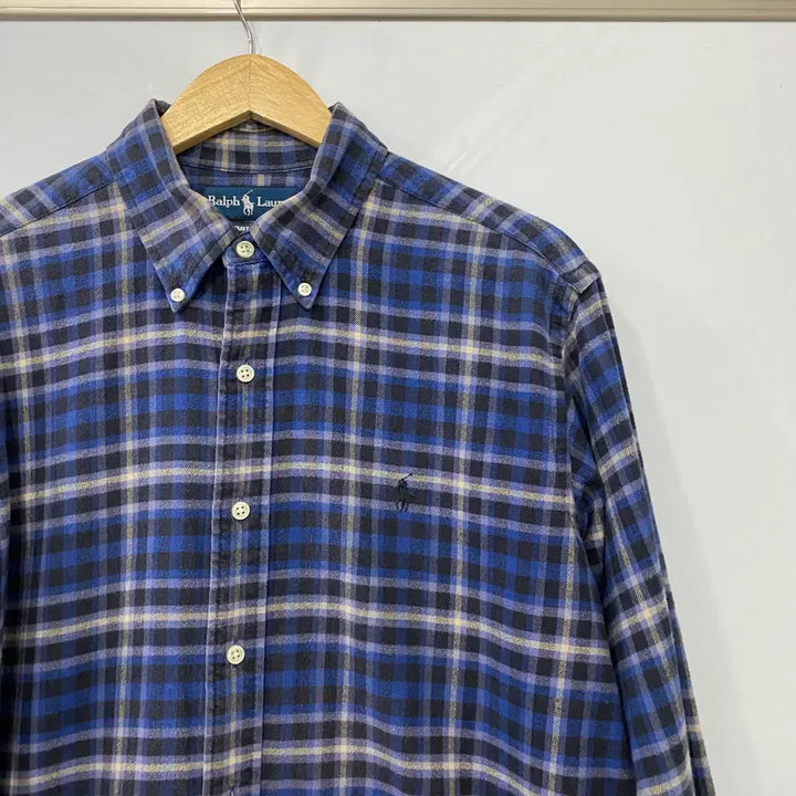[BUNJANG] Polo Ralph Lauren Checkered Long Sleeve Shirt (L) / 697. 폴로 체크 긴팔셔츠(L)