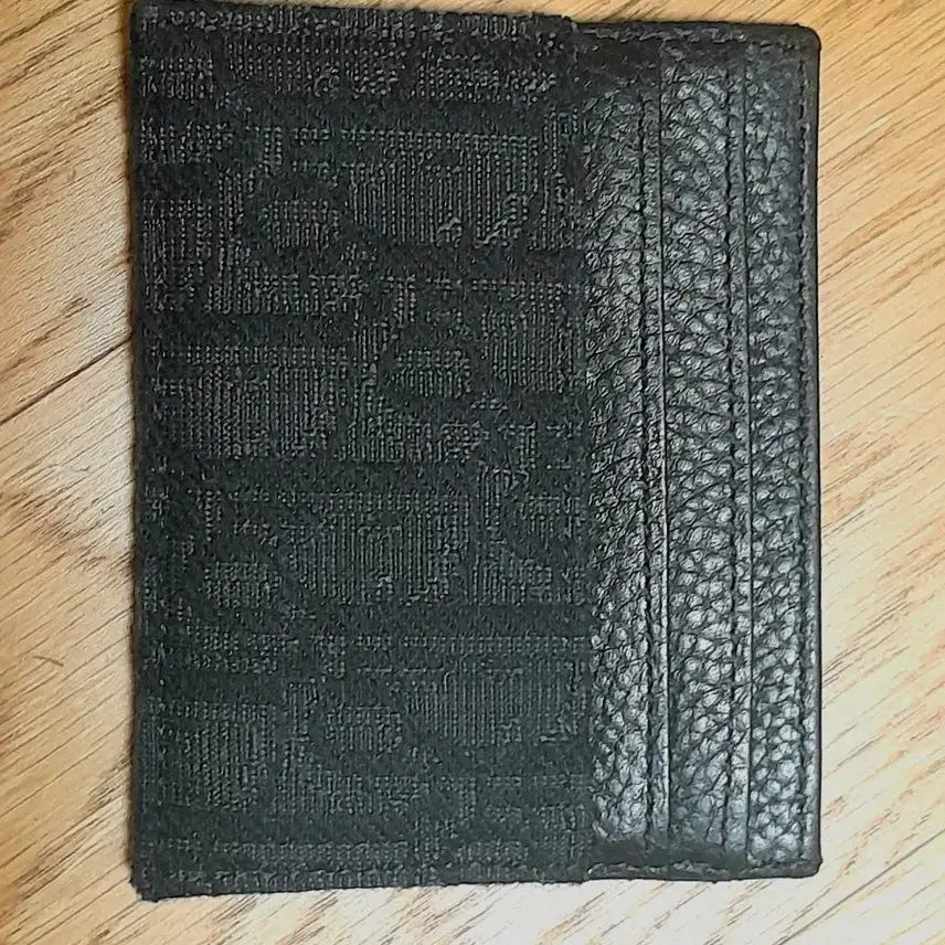 [BUNJANG] Dior Black Oblique Jacquard Card Holder / 디올 카드지갑