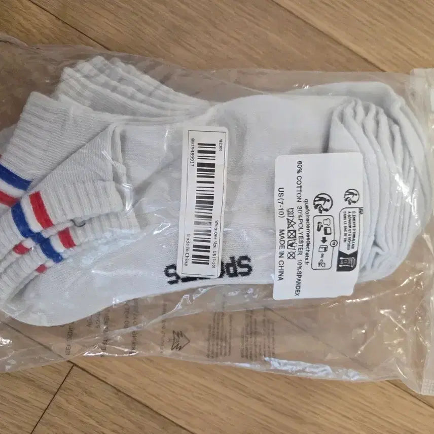 [BUNJANG] Sports Socks (5-Pair Pack) / 스포츠 양말5컬레
