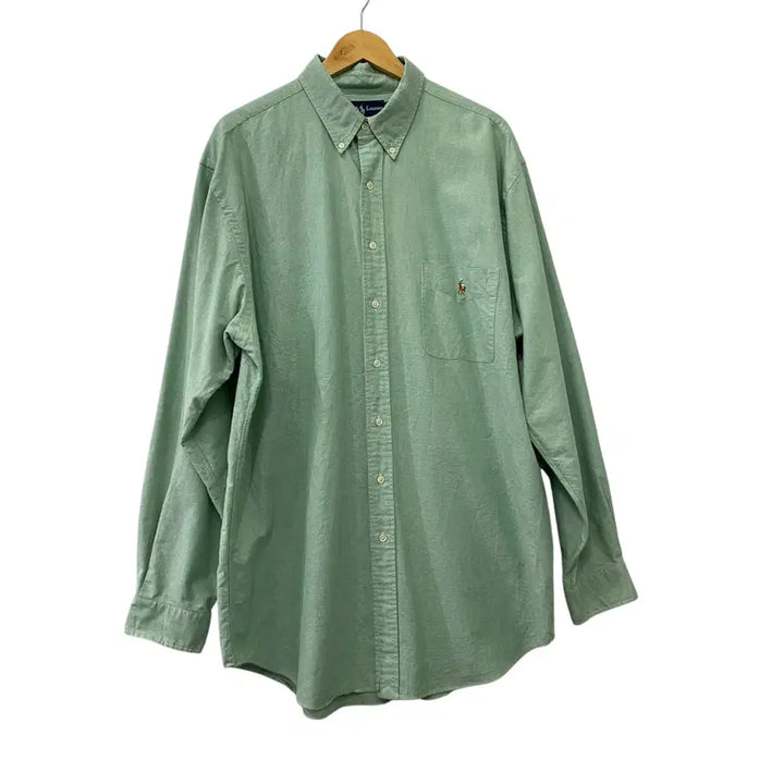 [BUNJANG] Polo Ralph Lauren Logo Long Sleeve Shirt XL / 698. 폴로 로고 긴팔셔츠(XL)