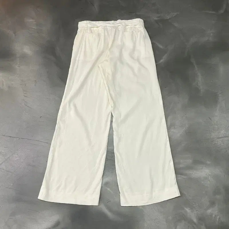[BUNJANG] Calvin Klein Belted Linen Pants / 캘빈클라인 벨티드 린넨 팬츠 y16509