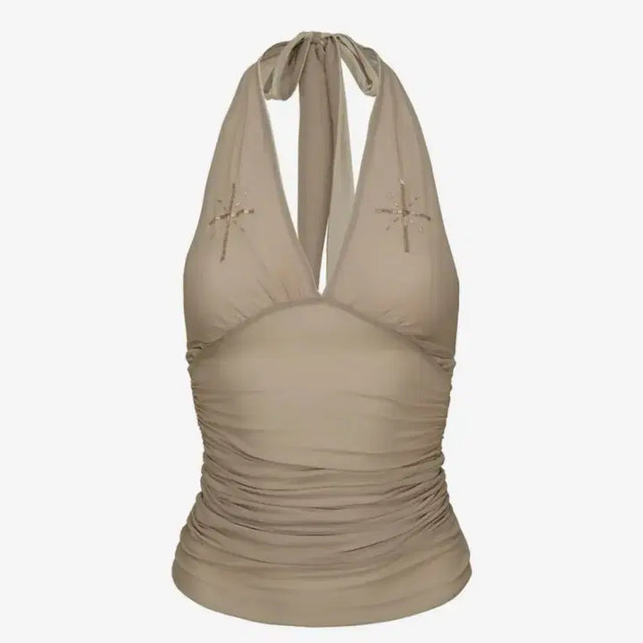 [BUNJANG] Sculptor Halterneck Tank Top XS / 스컬프터 홀터넥 나시 xs