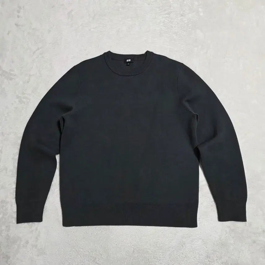 [BUNJANG] Uniqlo Round Knit Sweater / (L)유니클로 라운드 니트