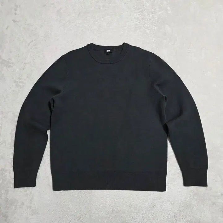 [BUNJANG] Uniqlo Round Knit Sweater / (L)유니클로 라운드 니트