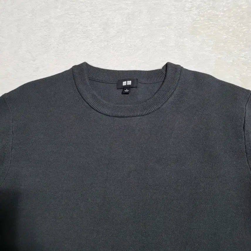 [BUNJANG] Uniqlo Round Knit Sweater / (L)유니클로 라운드 니트