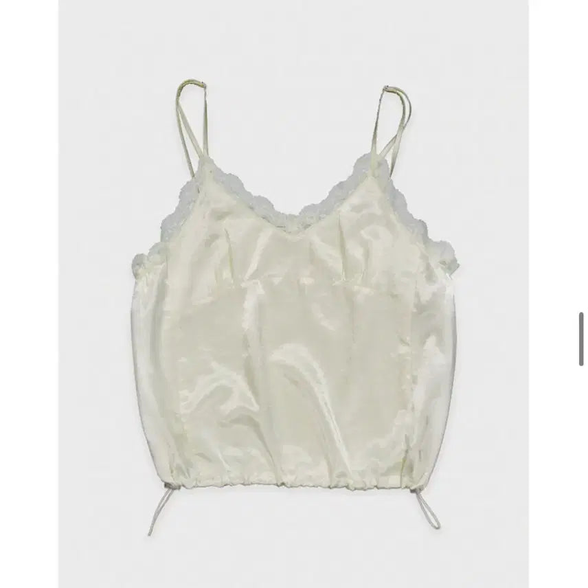 [BUNJANG] Hocus Pocus Cream Lace Slip Bustier / 호쿠스포쿠스 크림 레이스 슬립 뷔스티에