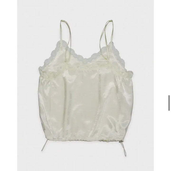 [BUNJANG] Hocus Pocus Cream Lace Slip Bustier / 호쿠스포쿠스 크림 레이스 슬립 뷔스티에