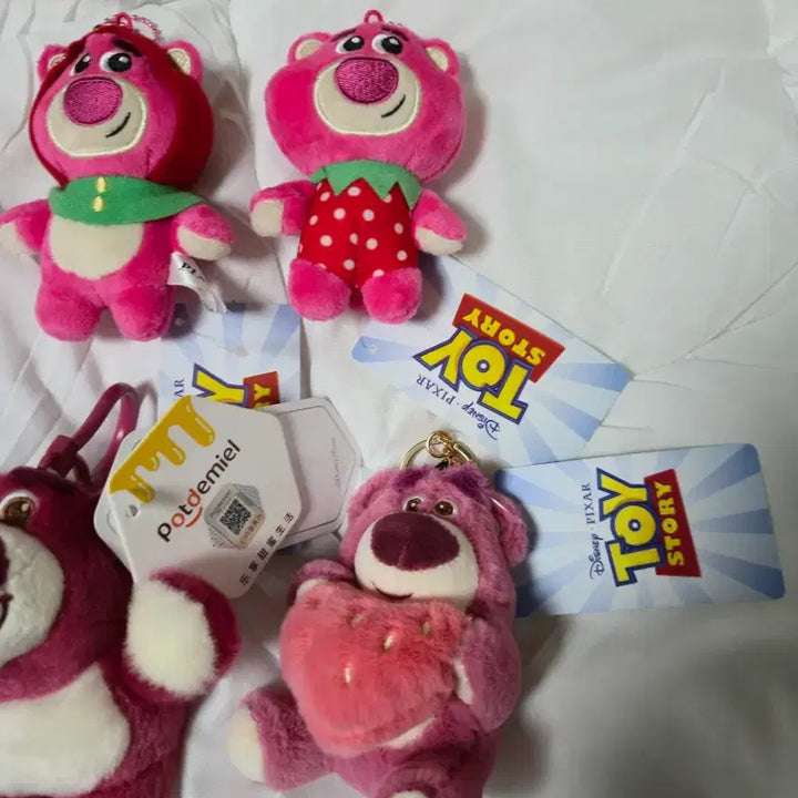 [BUNJANG] Lotso Collection Keychain Bag Charm Plush Toy / 인형 랏소모음 키링 열쇠고리 랏소 토이스토리 가방걸이 고리인형
