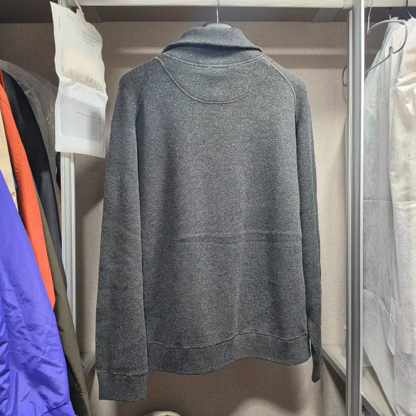 [BUNJANG] Theory Wool Biln Quarter Zip Charcoal XL / 새제품]띠어리 울빌렌 쿼터집 / 차콜 / XL