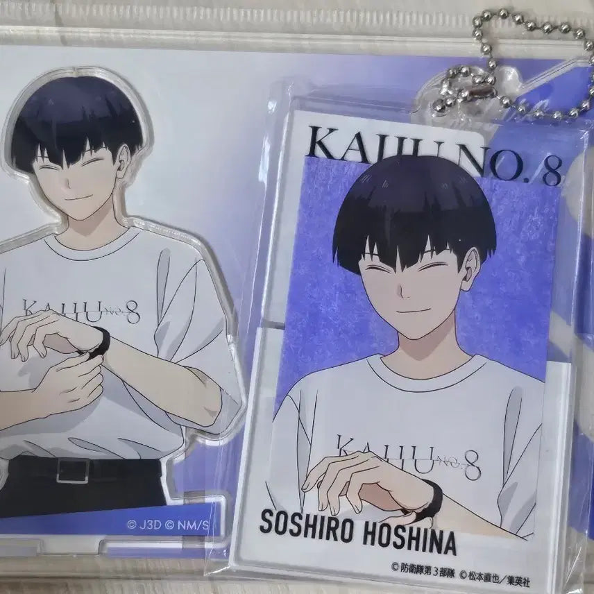 [BUNJANG] Kaiju No. 8 Hoshina Acrylic Stand &amp; Keychain / 괴수 8호 호시나 아크릴 스탠드, 키링