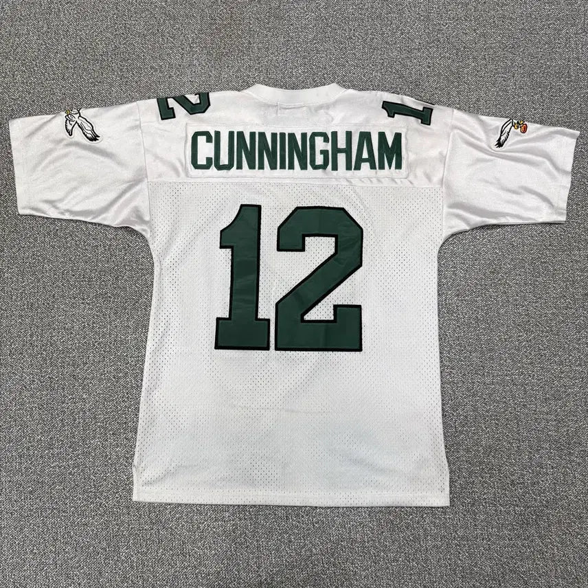[BUNJANG] Jeff Hamilton x NFL Philadelphia Eagles Randall Cunningham Jersey T-Shirt / L 제프해밀턴xNFL 필라델피아 이글스 랜달 커닝햄 유니폼 져지 반팔 티