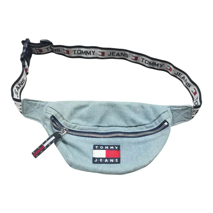 [BUNJANG] Tommy Jeans Denim Hip Pack Crossbody Bag / (바배) 타미 진스 데님 힙색 크로스백
